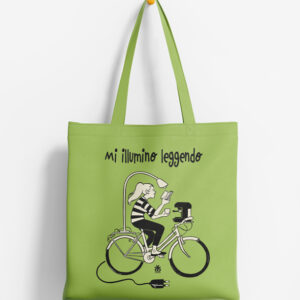Borsa &ndash; Mi illumino leggendo &ndash; Strong